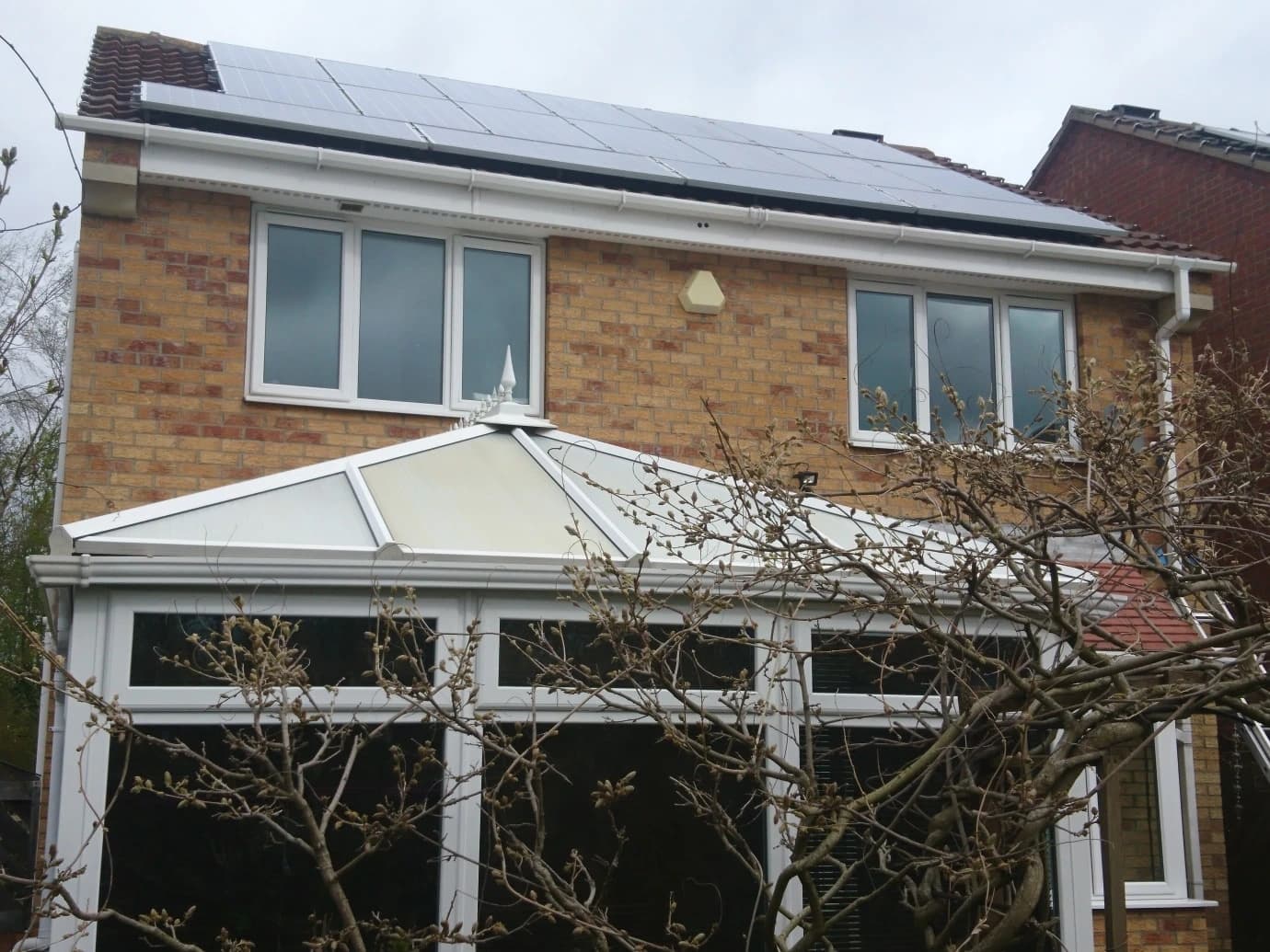Solar panel installation and roof work completed on a Liverpool residential property by Sefton Roofing